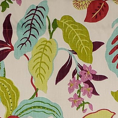 Antonia Provence Colorful Leaves And Blossoms Effortless Installation Window Treatment Valance