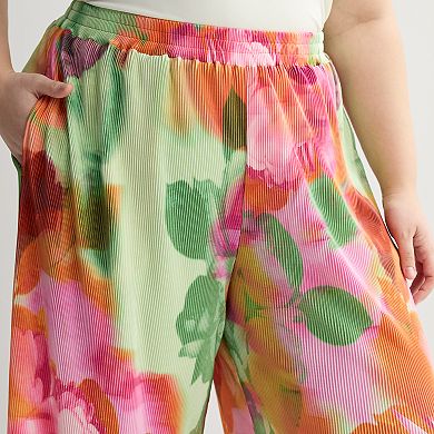 Plus Size INTEMPO™ Plisse Pants