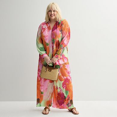 Plus Size INTEMPO™ Plisse Pants