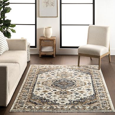 nuLOOM Lakelynn Persian Medallion Area Rug