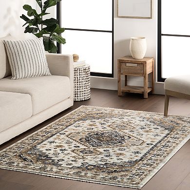 nuLOOM Lakelynn Persian Medallion Area Rug