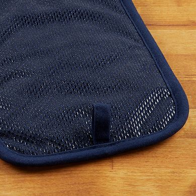 Martha Stewart Americana Star Gingham Oven Mitt & Pot Holder Set