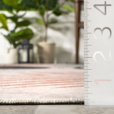 nuLOOM Kena Tropical Machine Washable Indoor/Outdoor Area Rug