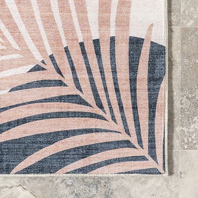 nuLOOM Kena Tropical Machine Washable Indoor/Outdoor Area Rug