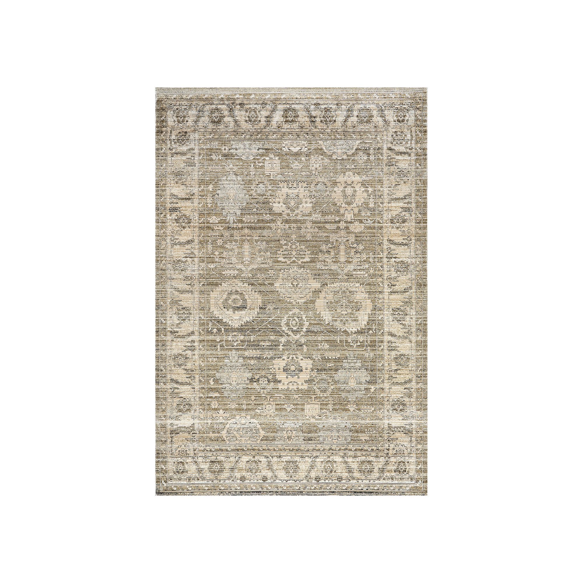 nuLOOM Bryony Medallion Indoor/Outdoor Area Rug, Light Gray