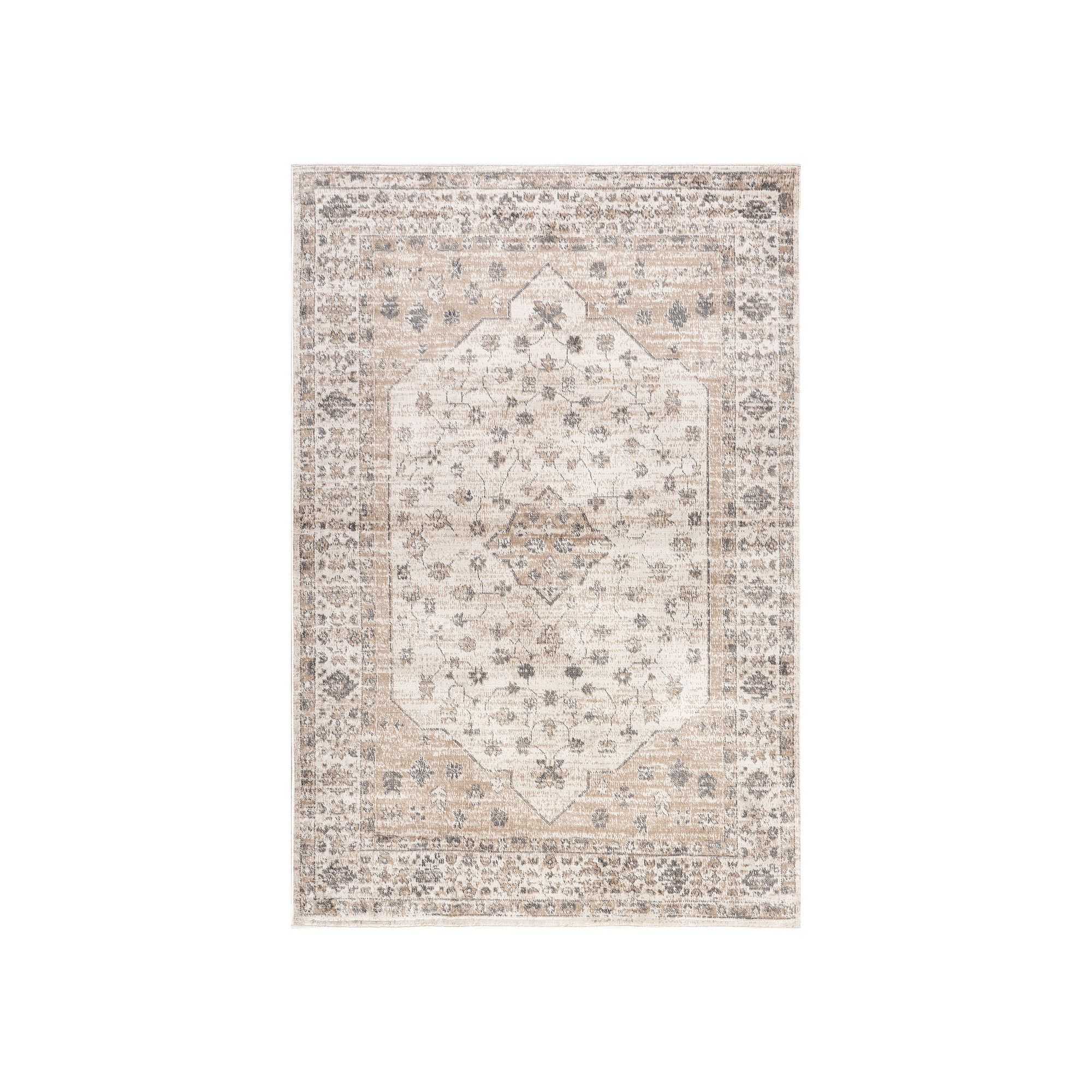 nuLOOM Nesa Traditional Medallion Area Rug, Beige