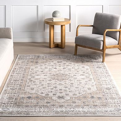 nuLOOM Nesa Traditional Medallion Area Rug