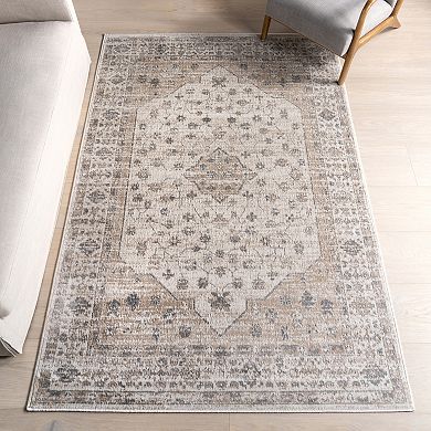 nuLOOM Nesa Traditional Medallion Area Rug