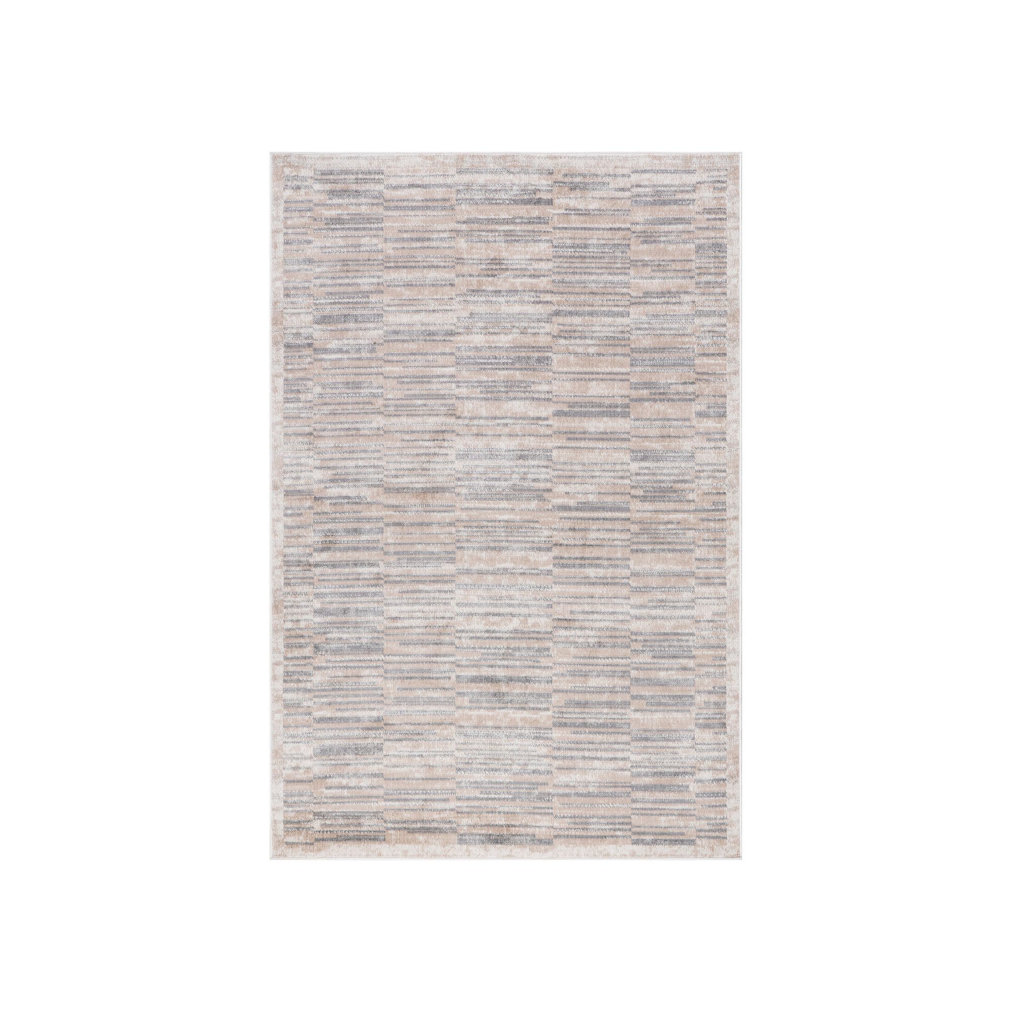 nuLOOM Nidhi Traditional Striped Area Rug, Gray