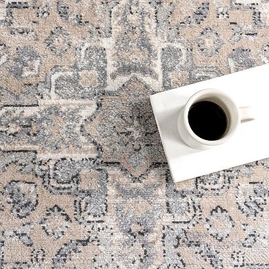 nuLOOM Lillith Traditional Medallion Area Rug