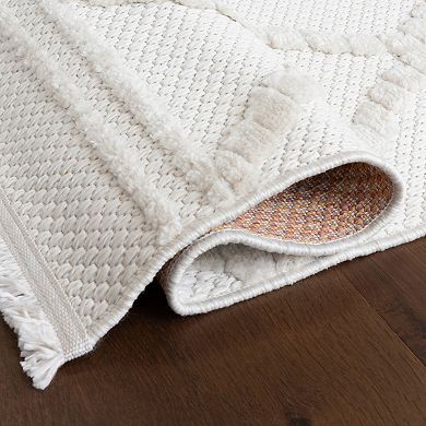 Rugs USA Amalie Trellis Fringe Area Rug