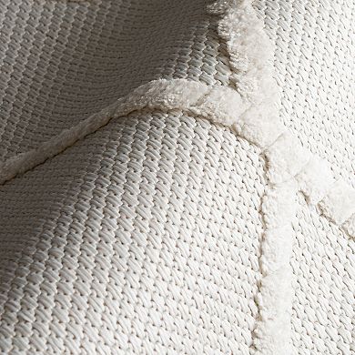 Rugs USA Amalie Trellis Fringe Area Rug