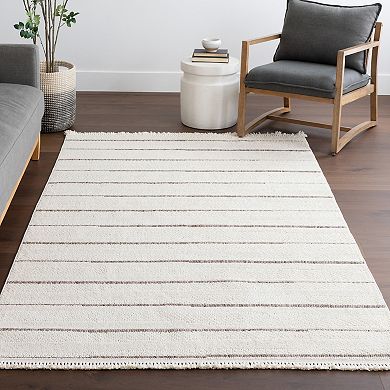 Rugs USA Aloe Striped Tassels Area Rug