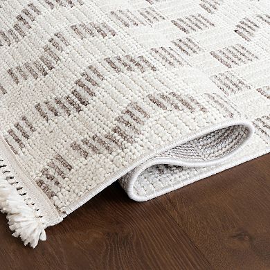 Rugs USA Allona Geometric Tassels Area Rug