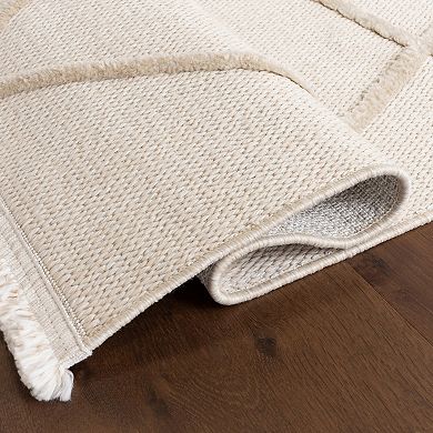 Rugs USA Anica Geometric Fringe Area Rug