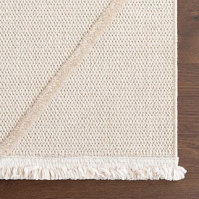 Rugs USA Anica Geometric Fringe Area Rug