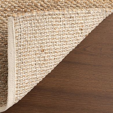 nuLOOM Eladia Solid Jute Area Rug