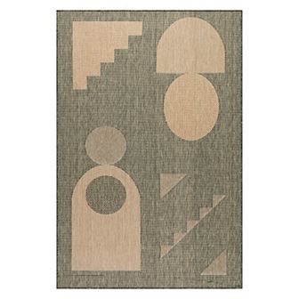 Rugs USA Anslie Geometric Indoor/Outdoor Area Rug