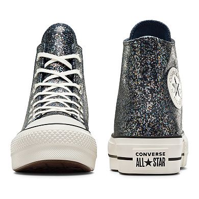 Converse All Star Lift Women's Shinefetti Platform High-Top Sneakers