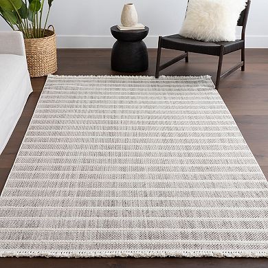 Rugs USA Lucretia Striped Tassels Area Rug