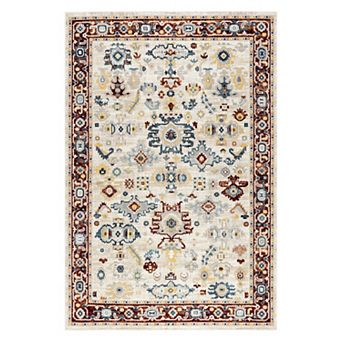 nuLOOM Lyndzi Medallion Machine Washable Area Rug