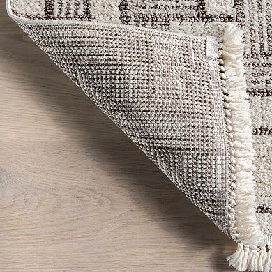 Rugs USA Alora Geometric Tassels Area Rug