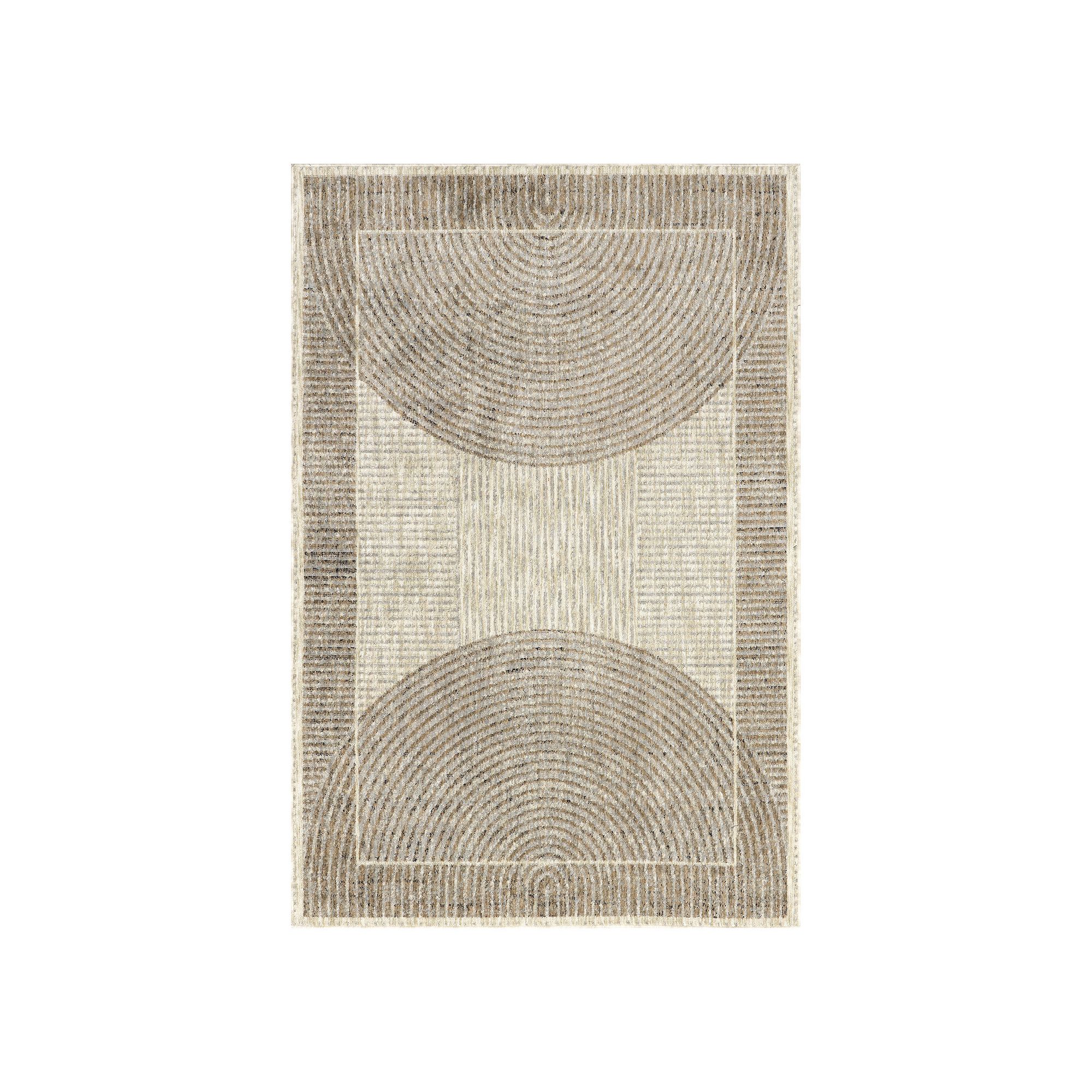 Rugs USA Allyson Modern Geometric Area Rug, Brown