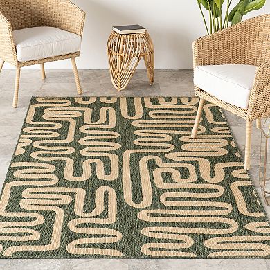 Rugs USA Bambi Abstract Indoor/Outdoor Area Rug