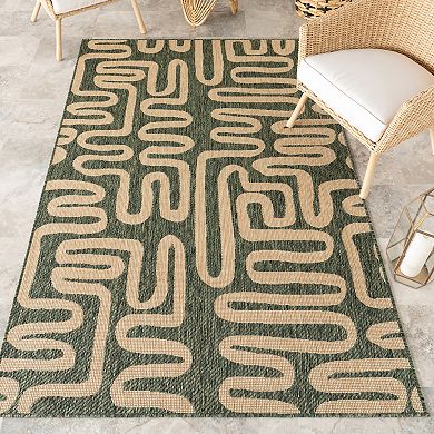 Rugs USA Bambi Abstract Indoor/Outdoor Area Rug