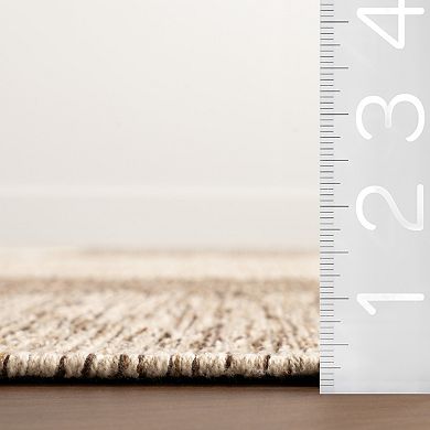 nuLOOM Eldora Contemporary Checkered Jute Area Rug