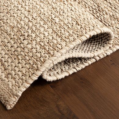 nuLOOM Eldora Contemporary Checkered Jute Area Rug