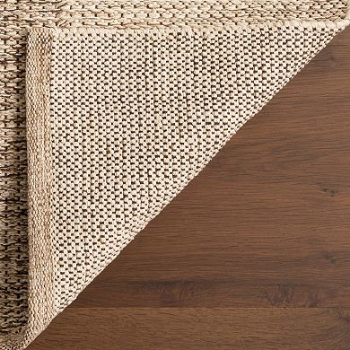 nuLOOM Eldora Contemporary Checkered Jute Area Rug