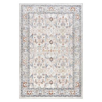 nuLOOM Lyric Medallion Machine Washable Area Rug