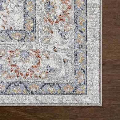 nuLOOM Lyric Medallion Machine Washable Area Rug