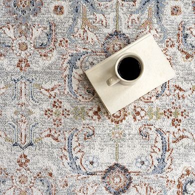nuLOOM Lyric Medallion Machine Washable Area Rug