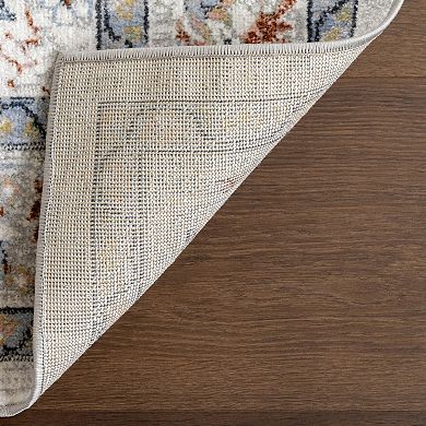 nuLOOM Lyric Medallion Machine Washable Area Rug