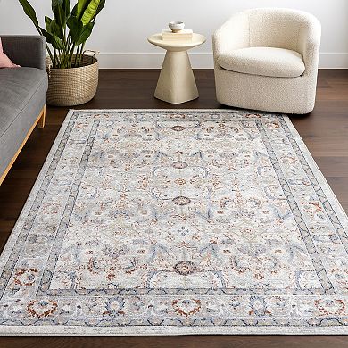 nuLOOM Lyric Medallion Machine Washable Area Rug