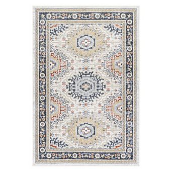 nuLOOM Bonia Traditional Medallion Machine Washable Area Rug