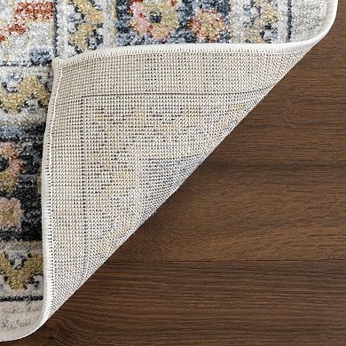 nuLOOM Bonia Traditional Medallion Machine Washable Area Rug