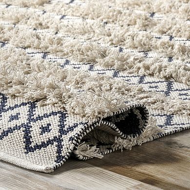 nuLOOM Hand Loomed Cotton Teyana Area Rug