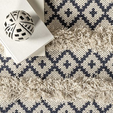 nuLOOM Hand Loomed Cotton Teyana Area Rug