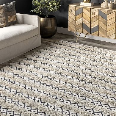 nuLOOM Hand Loomed Cotton Teyana Area Rug