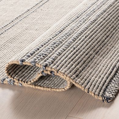 nuLOOM Garnet Striped Wool Blend Area Rug