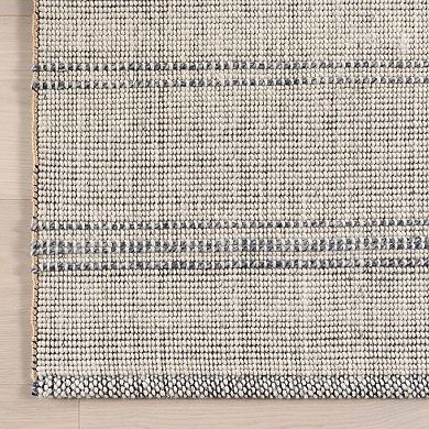 nuLOOM Garnet Striped Wool Blend Area Rug