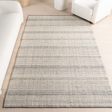 nuLOOM Garnet Striped Wool Blend Area Rug
