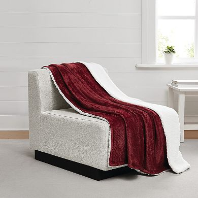 Truly Soft Basket Carved Faux Fur Throw Blanket