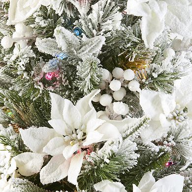 National Tree Company 3-ft. Feel Real Frosted Colonial Pencil Slim Hinged Artificial Christmas Tree