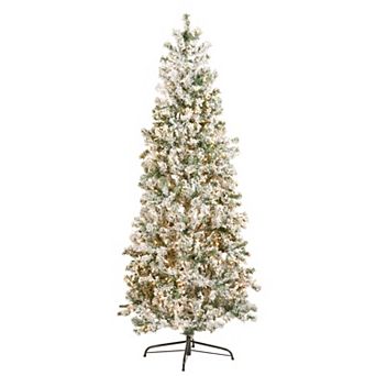 National Tree Company 6.5-ft. Pre-Lit Snowy Woodland Hinged Artificial Christmas Tree
