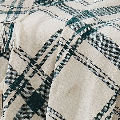 Truly Soft Plaid Chenille Throw Blanket