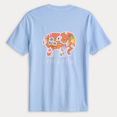 Juniors' IVORY ELLA Flower Fields T-Shirt